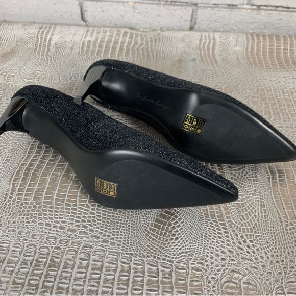 Lola Cruz Women’s Gunmetal Black Sparkle‎ Heels - Picture 7 of 7